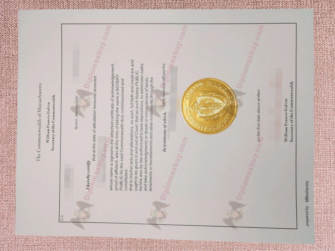 department of state certification