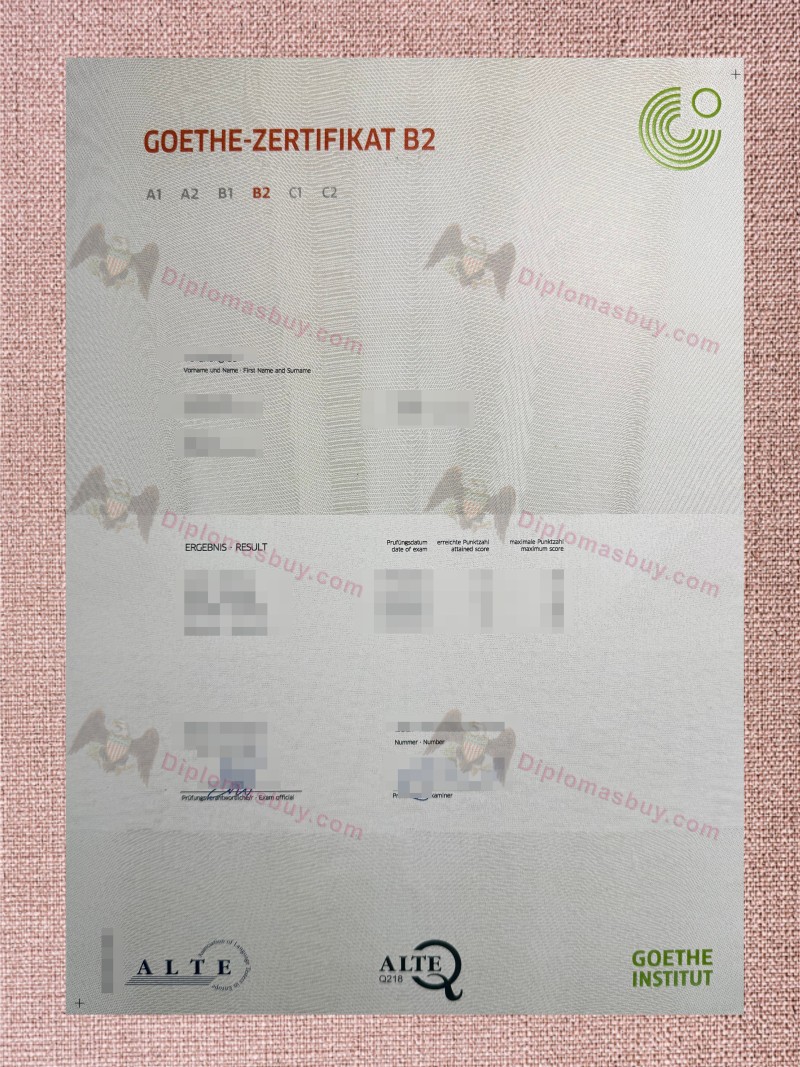Goethe-Zertifikat B2, Goethe-Zertifikat Goethe-Zertifikat B2, Goethe-Zertifikat